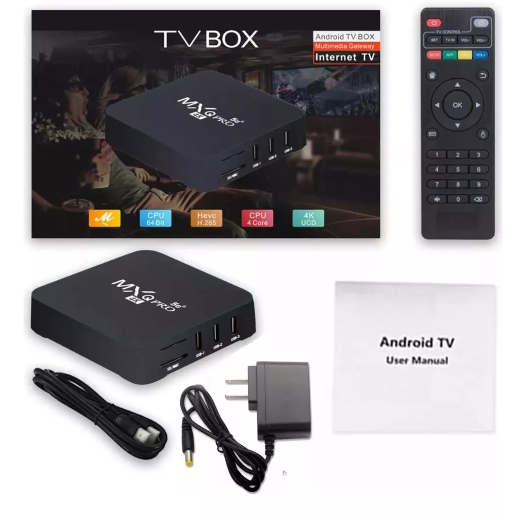 Tv Box Smart Tv Ultra Hd 5g 4k (Liberado)