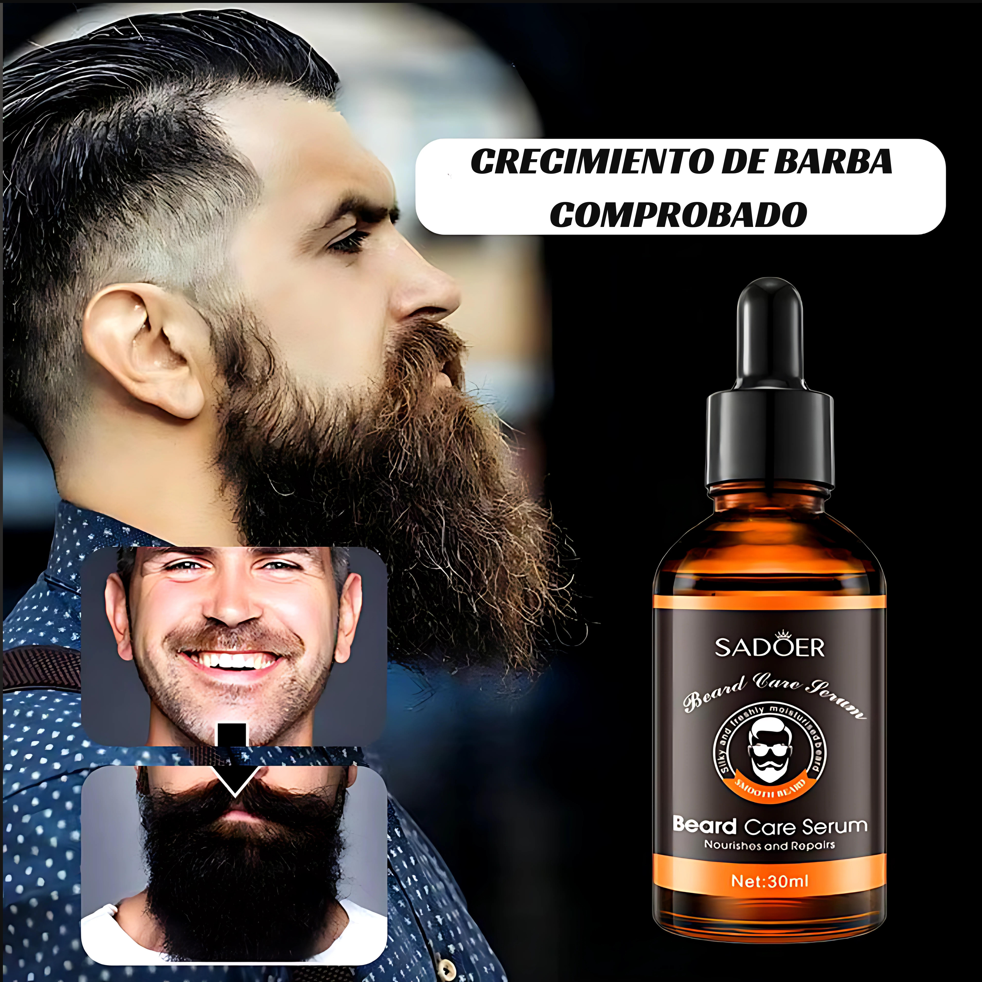 SERUM MASAJEADOR DE BARBA - BeardEssence™