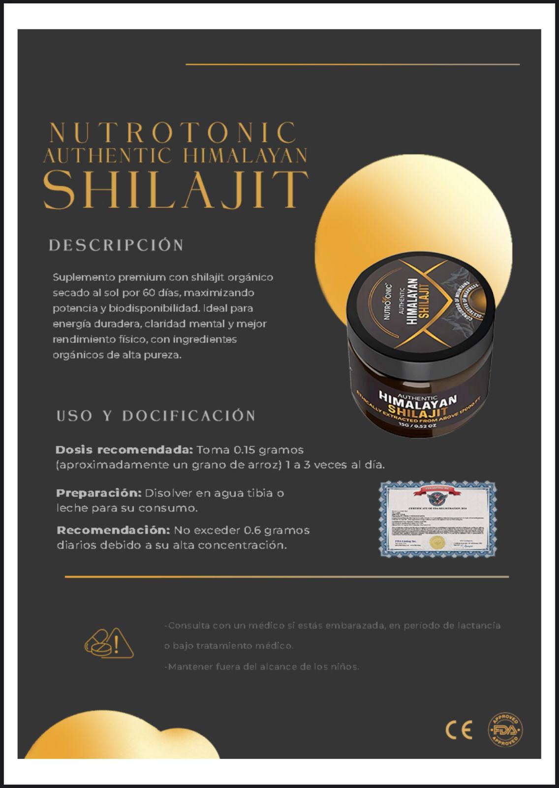 SHILAJIT ORIGINAL HIMALAYA 80G ®