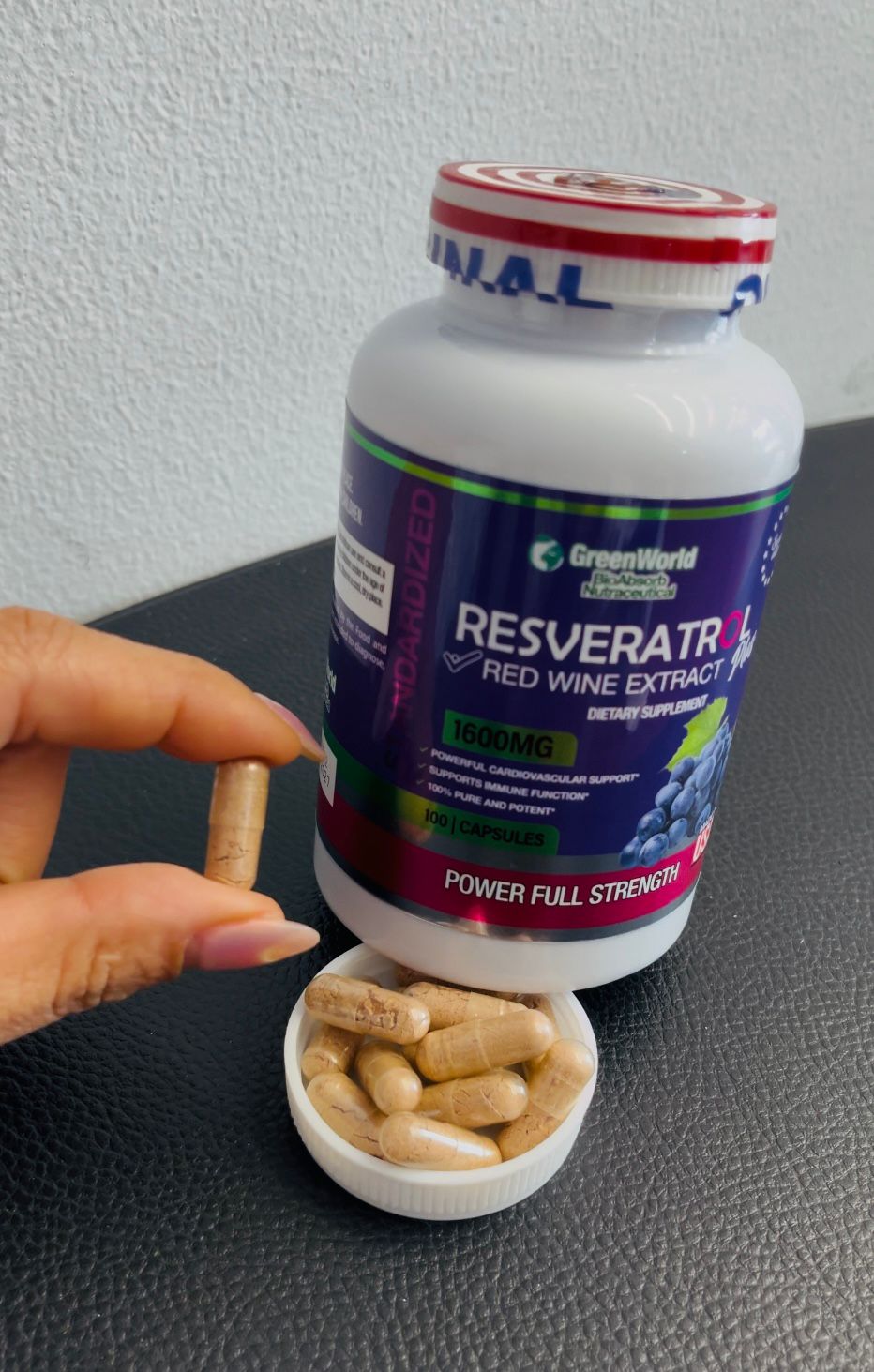 RESVERATROL 1600mg: ® El Secreto Antiedad que Tu Cuerpo Necesita